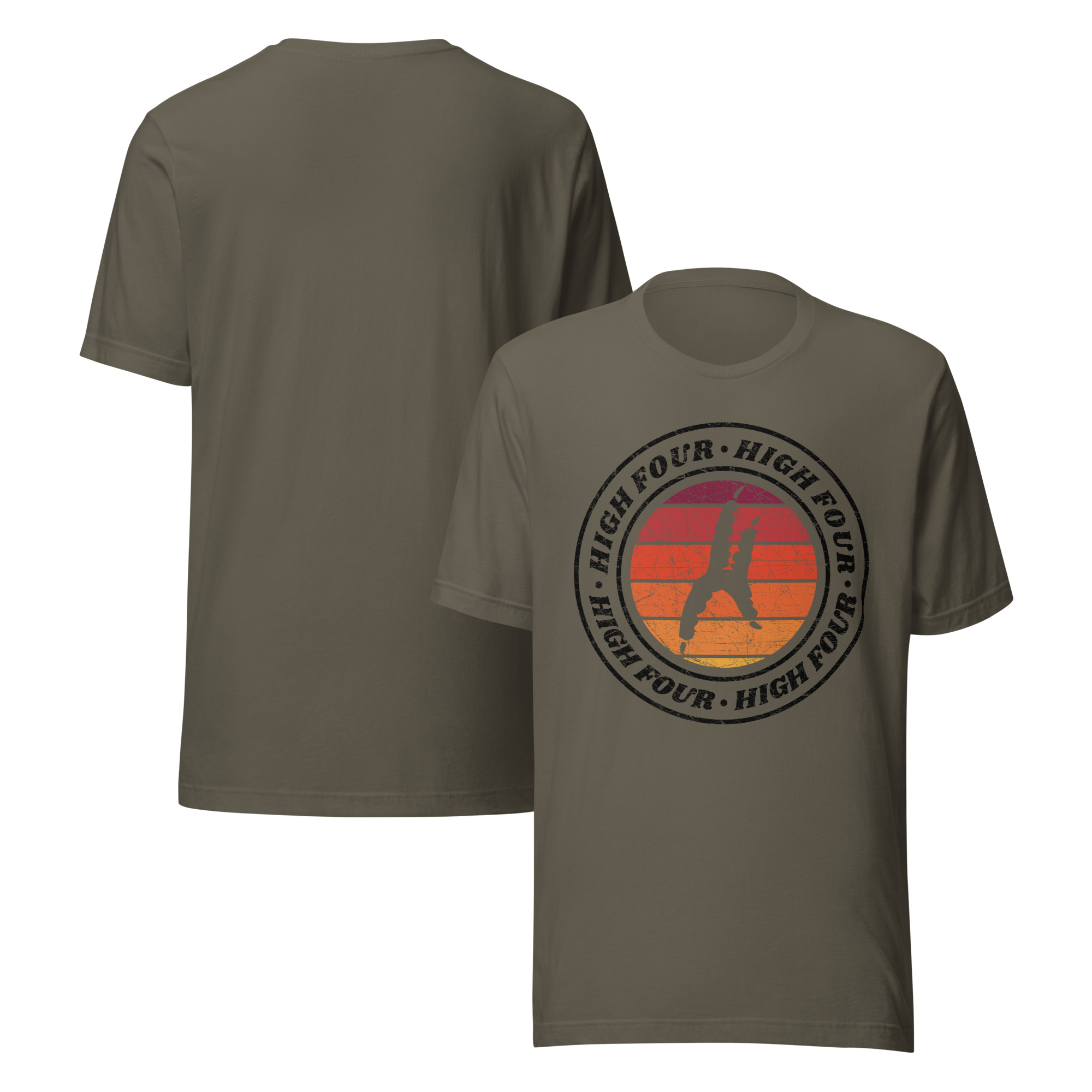 High Four Unisex t-shirt product view 7