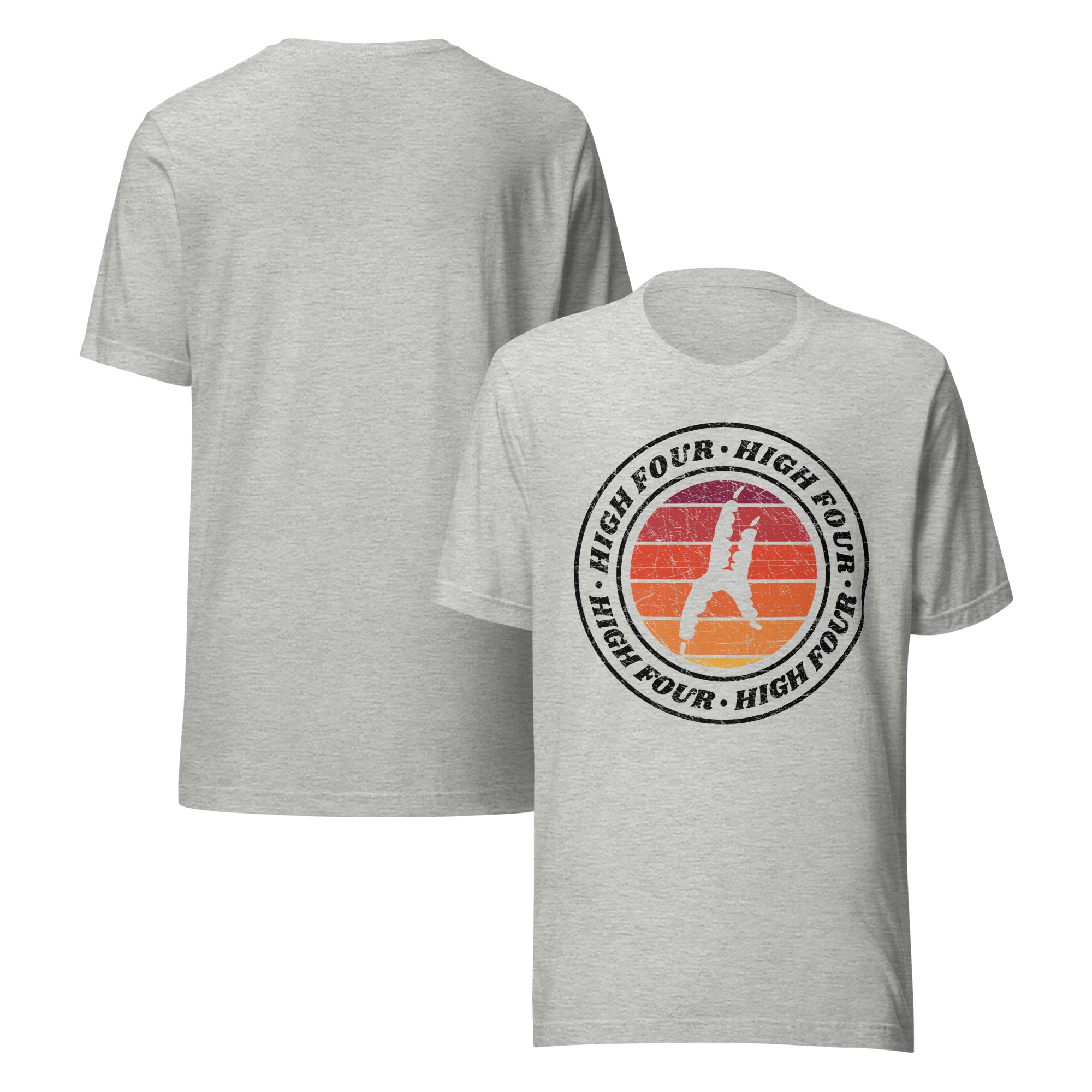 High Four Unisex t-shirt product view 11
