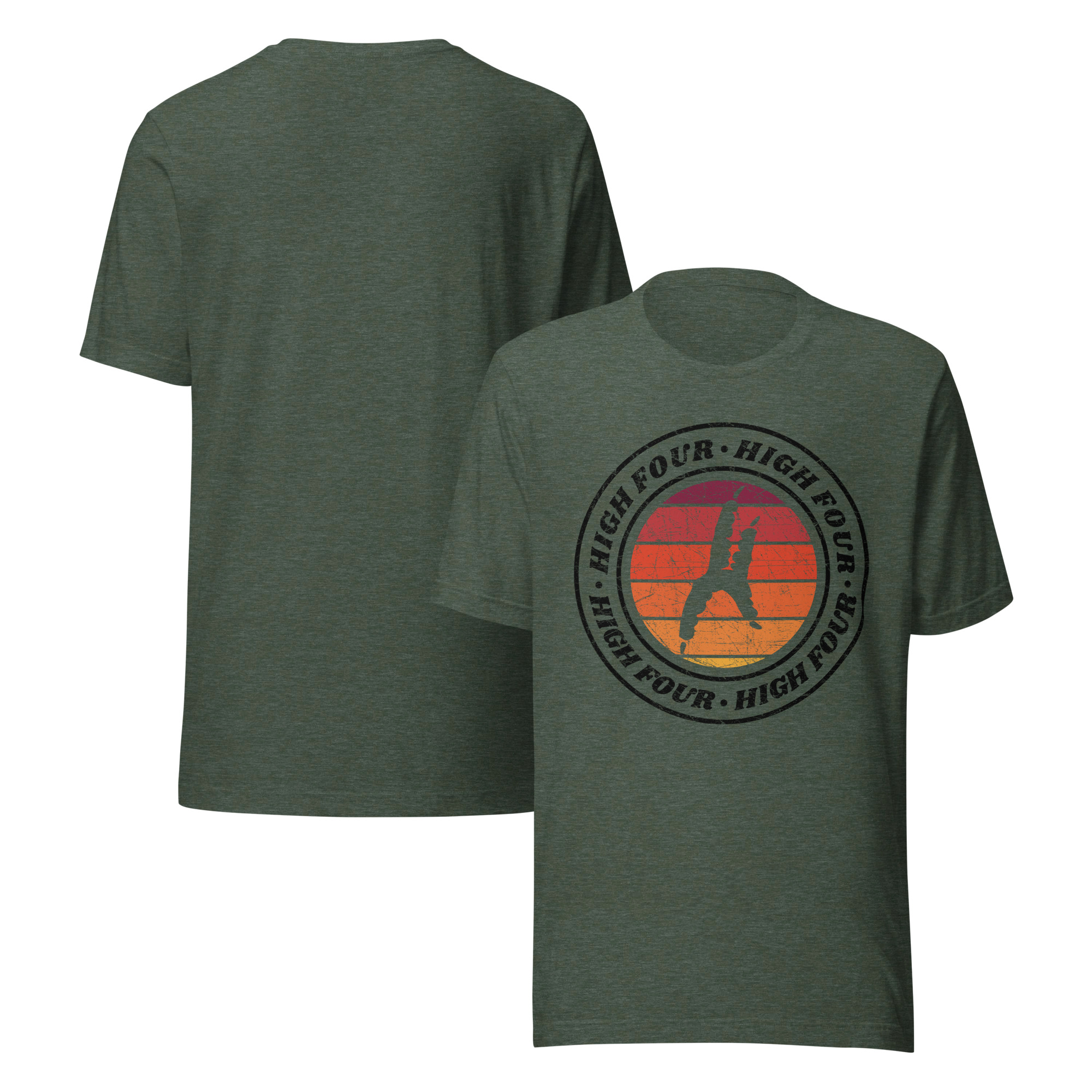 High Four Unisex t-shirt product view 6