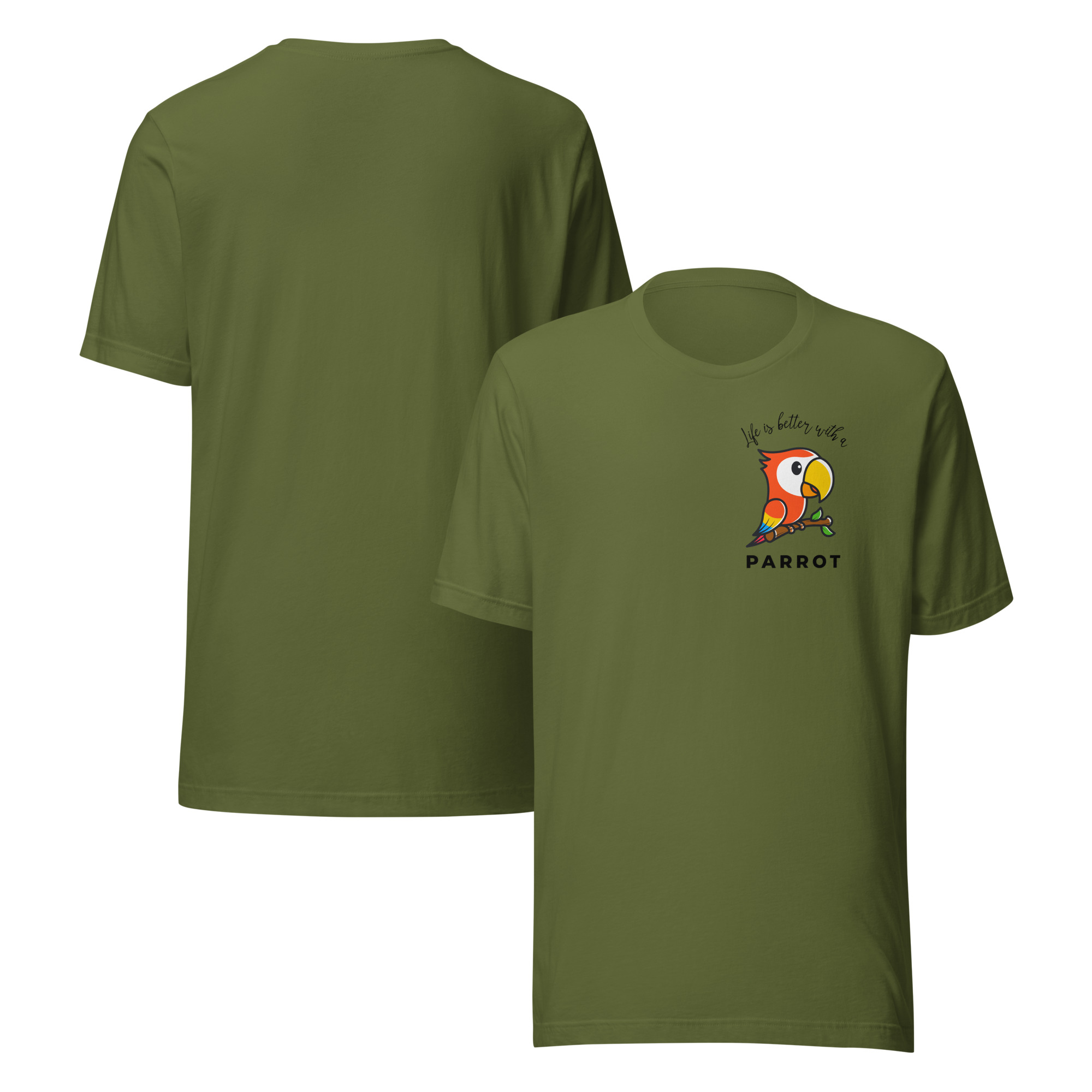 Life Is Better With a Bird Unisex t-shirt product view 4