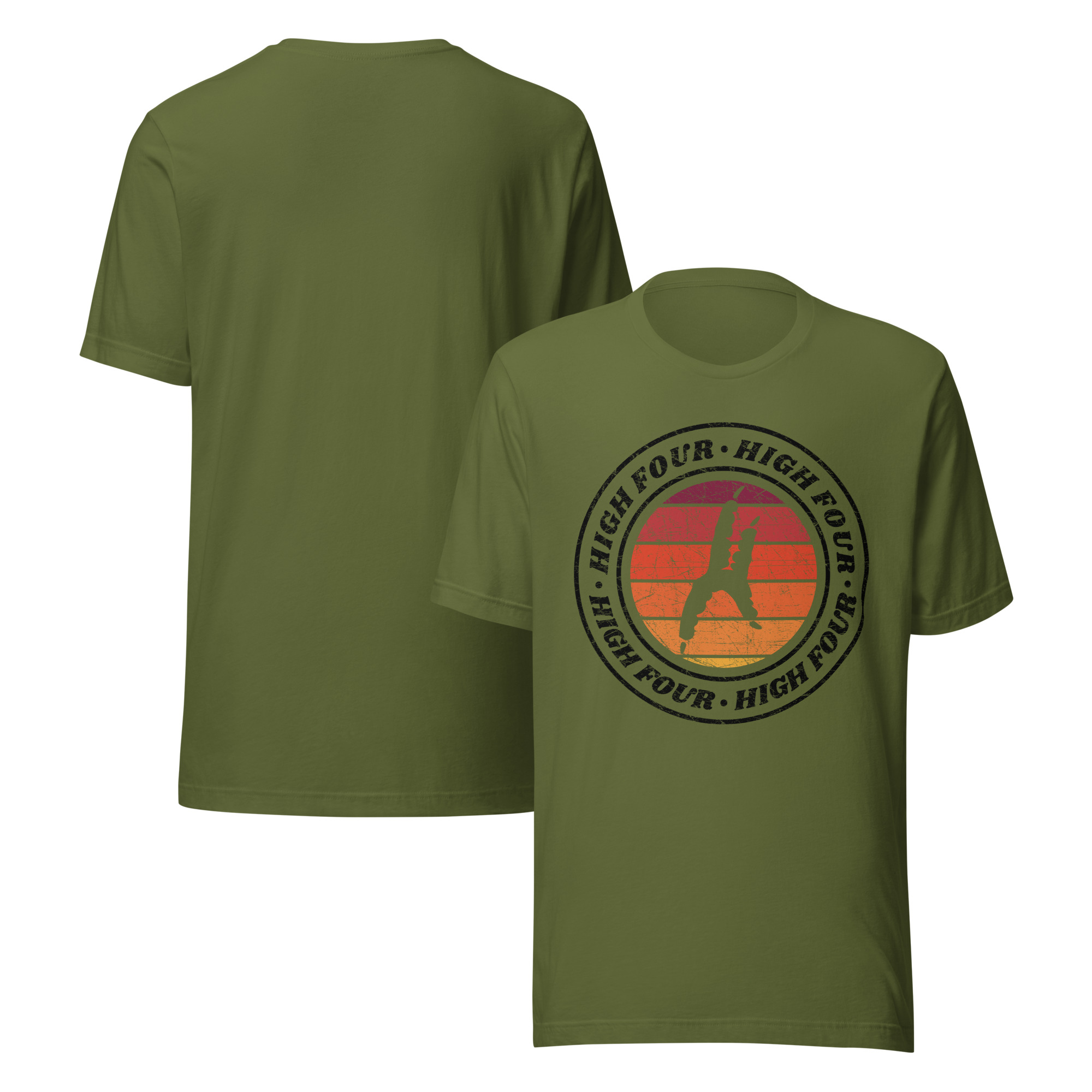 High Four Unisex t-shirt product view 8