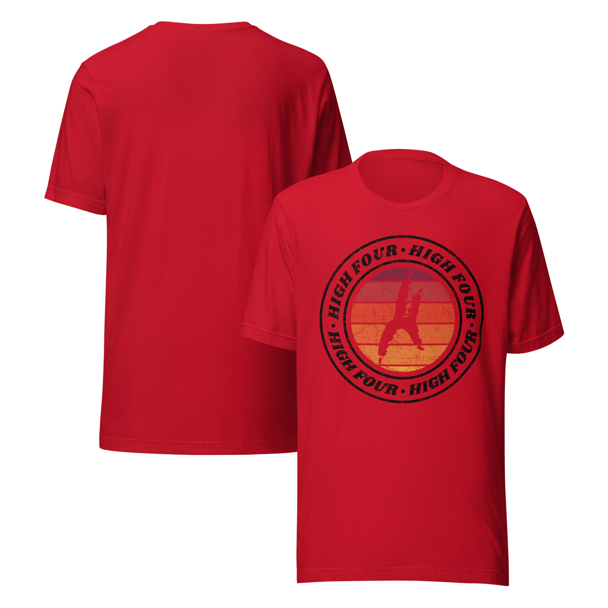 High Four Unisex t-shirt product view 3